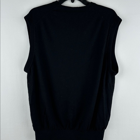 Italian Merino Wool Pullover Sleeveless Sweater Vest - Picture 5 of 8